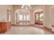 Bright dining room features elegant archways and access to the outdoor patio through french doors at 1954 N Calle Maderas --, Mesa, AZ 85213