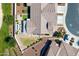Birds-eye view of property with pool, pergola, putting green, and landscaping at 20426 N Blazing Sun Rd, Maricopa, AZ 85138