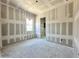Bedroom view of new construction with drywall and framing for a window and doorway at 22709 E Saddle Way, Queen Creek, AZ 85142