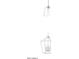 Two elegant lights featuring clear glass at 22709 E Saddle Way, Queen Creek, AZ 85142