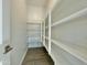 This walk-in pantry has abundant shelving, perfect for organized storage and easy access to all your essentials at 22709 E Saddle Way, Queen Creek, AZ 85142