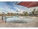 Community pool splash pad with playground at 2496 E Lindrick Dr, Gilbert, AZ 85298