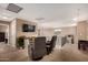 Loft with carpet and two armchairs facing a railing at 2607 W Gray Wolf Trl, Phoenix, AZ 85085