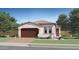 Charming single-story home with a two-car garage, tiled roof, and well-manicured lawn at 3114 S 155Th Ln, Goodyear, AZ 85338