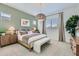 Comfortable primary bedroom featuring neutral tones, modern furnishings, and soft natural light at 3752 E Terrel St, San Tan Valley, AZ 85143
