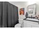 Well-lit bathroom featuring a modern sink and white vanity at 3806 N 23Rd Ave, Phoenix, AZ 85015