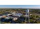 Aerial view of the Gilbert water tower surrounded by a thriving commercial area at 405 E Stanford Ave, Gilbert, AZ 85234