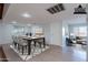 Charming dining area features modern table, seating for six, and neutral decor at 405 E Stanford Ave, Gilbert, AZ 85234