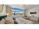 Bright bedroom boasts a large window with scenic views, complemented by modern furniture and decor at 4411 N 40Th St # 40, Phoenix, AZ 85018