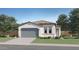 Charming single-story home with a gray garage door and a tile roof at 4698 E French Rd, San Tan Valley, AZ 85143