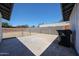 Spacious backyard with block fence and lots of privacy at 5336 W Lewis Ave, Phoenix, AZ 85035