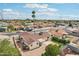 Backyard view of a home featuring gravel landscaping, a covered patio and block wall fencing at 638 W Pantera Ave, Mesa, AZ 85210