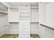 Walk-in closet with adjustable shelves and drawers for customizable storage at 7214 N Via De La Siesta --, Scottsdale, AZ 85258