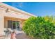 Serene backyard patio featuring desert landscaping, ideal for outdoor relaxation and entertainment at 8839 W Rimrock Dr, Peoria, AZ 85382