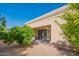 Inviting backyard patio with comfortable seating and desert landscaping, perfect for outdoor relaxation and entertaining at 8839 W Rimrock Dr, Peoria, AZ 85382