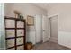 Bedroom with closet storage and neutral colored carpet at 10130 S 185Th Dr, Goodyear, AZ 85338