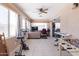 Bright sunroom with ample windows, recreational equipment, and relaxing atmosphere at 10909 W Frier Dr, Glendale, AZ 85307