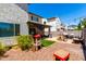 Backyard showcasing a play area, patio, and low-maintenance landscaping, ideal for Gathering enjoyment at 15423 N 22Nd Dr, Phoenix, AZ 85023
