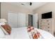 Inviting bedroom with a soft color palette, providing a relaxing and comfortable atmosphere at 15691 W Arbor Trl, Surprise, AZ 85374