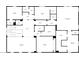 Upstairs floor plan showing bedrooms, bathrooms, walk-in closets and primary bath at 21337 E Waverly Dr, Queen Creek, AZ 85142