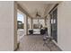 Covered patio offers a relaxing outdoor space with ample seating and views of the backyard at 21337 E Waverly Dr, Queen Creek, AZ 85142