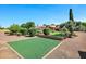 View of the lawn, greenery, and backyard area at 2300 E Sanoque Ct, Gilbert, AZ 85298