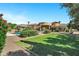 Gorgeous backyard with mature landscaping and beautiful pool at 2300 E Sanoque Ct, Gilbert, AZ 85298