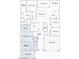 Detailed floor plan showcasing the layout of the house at 23038 E Nightingale Rd, Queen Creek, AZ 85142