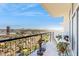 Beautiful balcony with city and mountain views, complete with plants and decor at 2323 N Central Ave # Ph D, Phoenix, AZ 85004