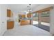 Eat-in kitchen features tile floors, stainless steel appliances, granite countertops and backyard access at 2831 W Margy Ct, Phoenix, AZ 85017