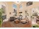 Open living room with high ceilings and natural light at 30013 N Candlewood Dr, San Tan Valley, AZ 85143