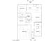 This is a floor plan showing a layout with 3 bedrooms, 2 bathrooms, kitchen, dining, great room, and 2-bay garage at 32243 N Garnet Way, San Tan Valley, AZ 85143