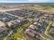 This aerial view shows a well-maintained residential neighborhood with green spaces, highlighting the property's location and surroundings at 3394 E Tiffany Ct, Gilbert, AZ 85298