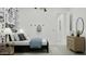 A modern bedroom with a robot theme, featuring stylish decor and a cozy atmosphere at 3738 E Gold Mountain Ave, San Tan Valley, AZ 85143