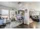 Bright home office space with a dedicated workspace and stylish decor, perfect for remote work at 45543 W Guilder Ave, Maricopa, AZ 85139