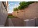 Side yard with gravel and artificial turf at 4615 S Primrose Dr, Gold Canyon, AZ 85118
