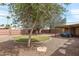 Well-kept backyard features artificial turf, desert landscaping, and a covered patio with outdoor seating at 5137 N 20Th Ave, Phoenix, AZ 85015