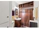 Bathroom with vanity, mirror and a shower with curtain at 5137 N 20Th Ave, Phoenix, AZ 85015