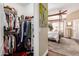 Organized walk-in closet with ample storage space, leading into the primary bedroom at 5978 E Chuckwalla Trl, Cave Creek, AZ 85331