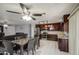 Spacious kitchen and eat in space featuring stainless steel appliances and granite counters at 6939 W Cambridge Ave, Phoenix, AZ 85035