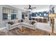 Inviting living room showcasing an open layout connected to the kitchen with stylish decor at 7438 E San Jacinto Dr, Scottsdale, AZ 85258