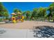 A public playground with slides and climbing structures, with ample space for recreational sports at 10234 E Lomita Ave, Mesa, AZ 85209