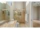 Bathroom with granite countertops, walk-in shower and natural lighting at 1507 E Treasure Cove Dr, Gilbert, AZ 85234