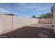This backyard features a block wall and low maintenance landscaping at 1750 W Union Hills Dr # 8, Phoenix, AZ 85027