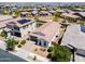 The house is a single-Gathering home featuring desert landscaping, a two-car garage, and a tile roof at 21595 S 225Th Way, Queen Creek, AZ 85142