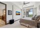 Sunlit bedroom with a scenic view and modern décor at 2211 E Camelback Rd # 1203, Phoenix, AZ 85016