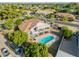 Stunning home with a private pool and backyard balconies in a lush, green neighborhood at 2438 N Forest Cir, Mesa, AZ 85203