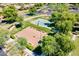 Aerial view of community park featuring a basketball court and play areas, perfect for recreation at 26071 W Sequoia Dr, Buckeye, AZ 85396