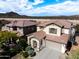 Aerial view showcasing the roof, driveway, and front yard of a beautiful home at 29339 N 67Th Ave, Peoria, AZ 85383