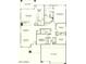 Detailed floor plan showcasing the layout of the home, including bedrooms, bathrooms, and living spaces at 3256 E Maplewood St, Gilbert, AZ 85297